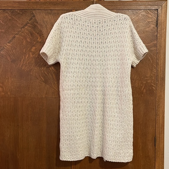 Gap cotton blend short sleeve open long cardigan  sweater - Picture 6 of 7